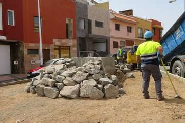 Glorieta de El Calero donde irá la escultura El árbol de Hipócrates de Máximo Riol/TA.