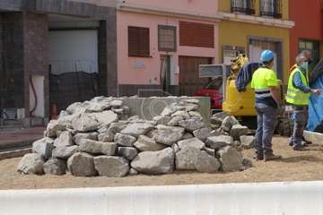 Glorieta de El Calero donde irá la escultura El árbol de Hipócrates de Máximo Riol/TA.