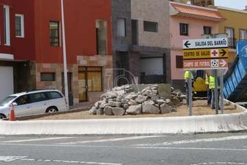Glorieta de El Calero donde irá la escultura El árbol de Hipócrates de Máximo Riol/TA.