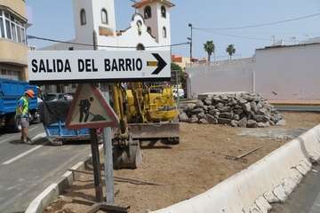 Glorieta de El Calero donde irá la escultura El árbol de Hipócrates de Máximo Riol/TA.