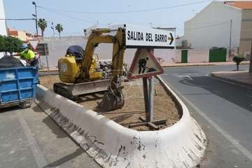 Glorieta de El Calero donde irá la escultura El árbol de Hipócrates de Máximo Riol/TA.