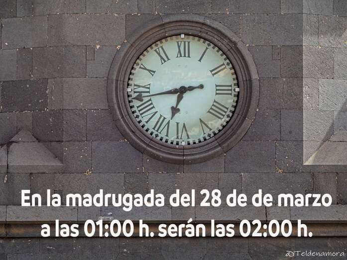 Este verano entra en vigor el horario de verano/TE.