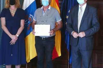 El teldense Esteban Castellano, reconocido por la Red Nacional de Radio de Emergencia/TA.