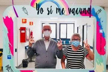 Vacunación contra la Covid-19 en el Centro de Salud de El Calero/TA.