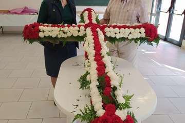Enrame y colocación de la Cruz en El Roque Azucarero/TA.