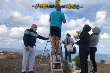 Enrame de la Cruz en el Montañón Negro de Jinámar/TA.