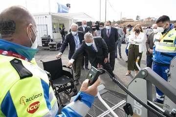 Presentación en Telde de la nueva flota de ambulancias de TSNU de Gran Canaria/Acfi Pres.