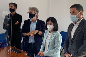  Darias elogia en Telde el trabajo de Yrichen/TA y Acfi Press.