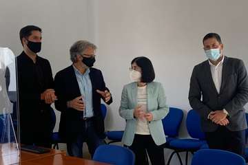  Darias elogia en Telde el trabajo de Yrichen/TA y Acfi Press.