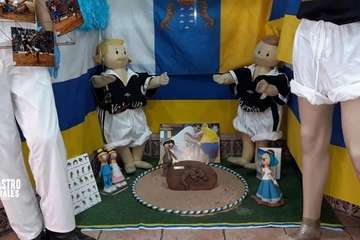 La Churrería Melián y el Castro Morales se vuelcan para promocionar la lucha canaria/Castro Morales.