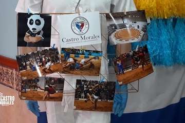 La Churrería Melián y el Castro Morales se vuelcan para promocionar la lucha canaria/Castro Morales.