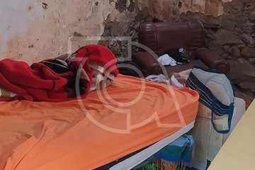 Condiciones en las que vive el joven desamparado/TA.