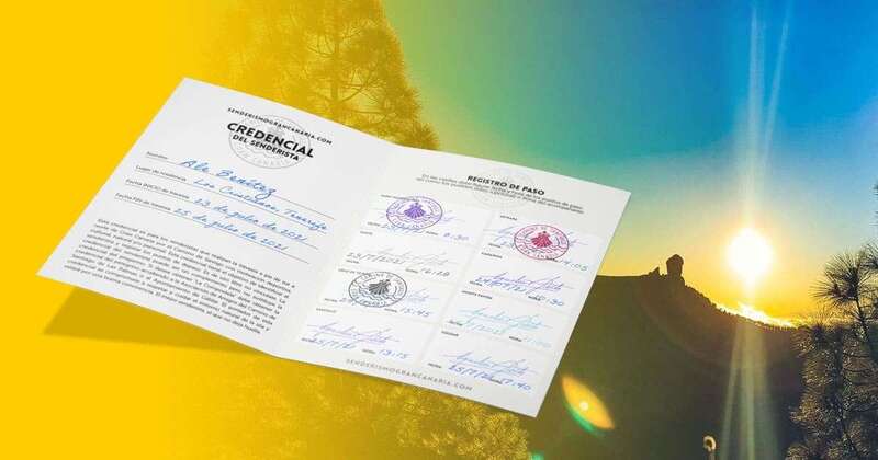 Credencial del Camino de Santiago de Gáldar/TA.