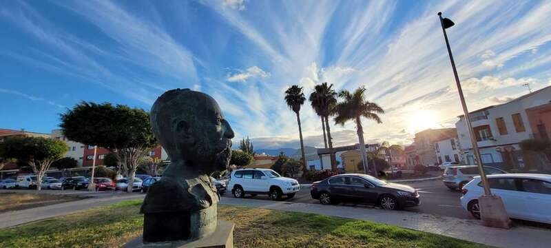 Imagen de un atardecer en el casco de Telde / Jesús Ruiz