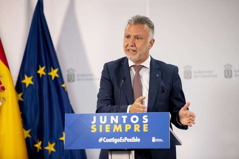 Ángel Víctor Torres, presidente del Gobierno de Canarias/Acfi Press.