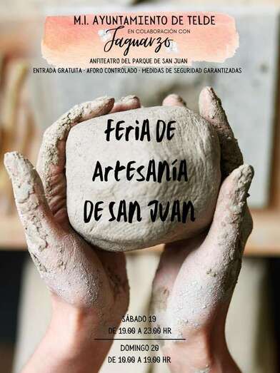 Cartel de la feria de artesanía/TA.