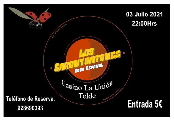 Cartel del concierto del grupo local/TA.