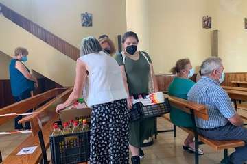 Caserío de Gando ofrenda a su patrono San Fermín/TA.
