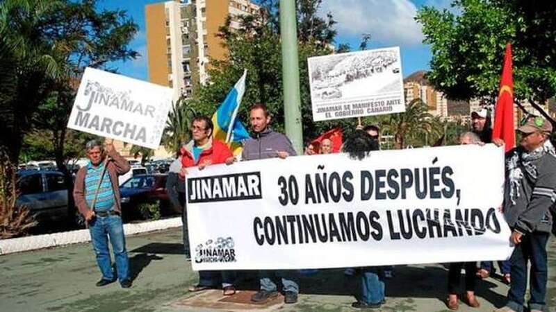 Imagen de archivo de una protesta en Jinámar/C7.