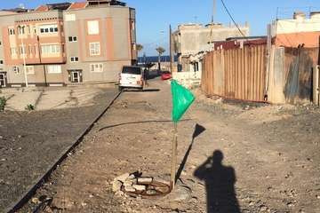 Arquetas del alcantarillado, un foco de peligro en Taliarte/TA.