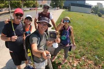  Telde hace El camino inglés hasta Santiago/TA.