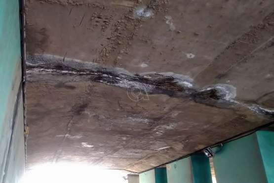 Deterioro del puente de la GC-1, a la altura del Valle de Jinámar/TA.