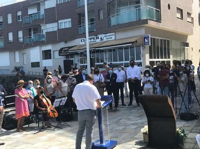 El homenaje tuvo lugar en Las Canteras/TA.