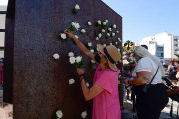 Telde,en el homenaje a las víctimas del accidente de Spanair JK5022 en su 13Âº aniversario/TA.