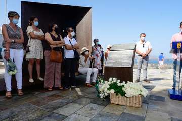  Telde,en el homenaje a las víctimas del accidente de Spanair JK5022 en su 13Âº aniversario/TA.