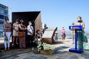  Telde,en el homenaje a las víctimas del accidente de Spanair JK5022 en su 13Âº aniversario/TA.