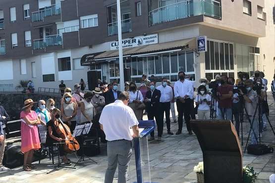  Telde,en el homenaje a las víctimas del accidente de Spanair JK5022 en su 13Âº aniversario/TA.