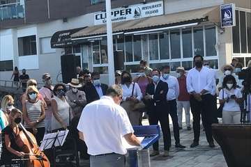  Telde,en el homenaje a las víctimas del accidente de Spanair JK5022 en su 13Âº aniversario/TA.