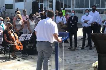  Telde,en el homenaje a las víctimas del accidente de Spanair JK5022 en su 13Âº aniversario/TA.