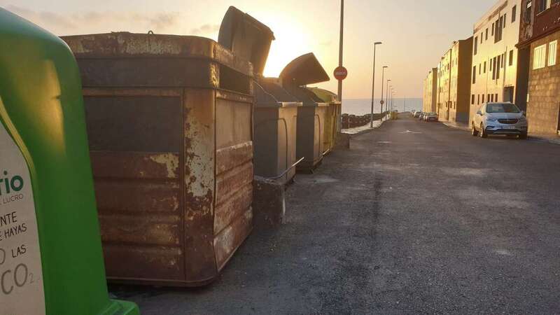 Contenedores de la calle de Narciso en La Garita/TA.