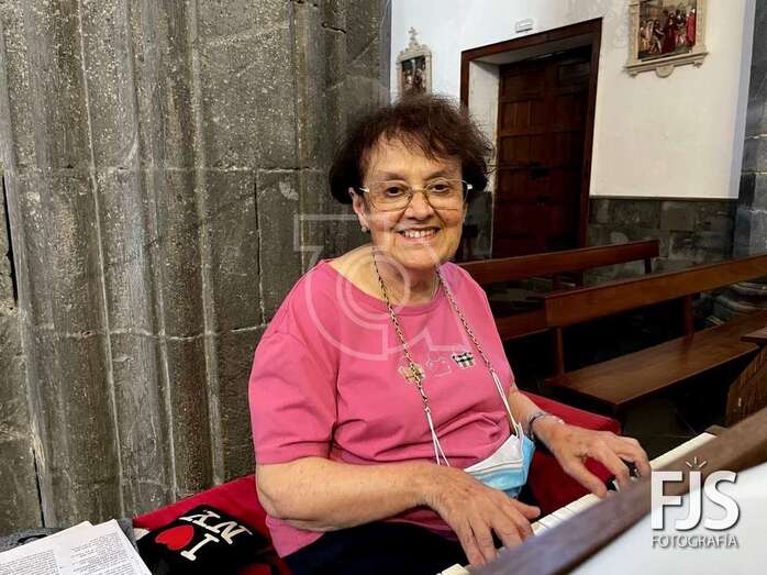 La pregonera Mari Carmen Hernández/Francisco Javier Santana.