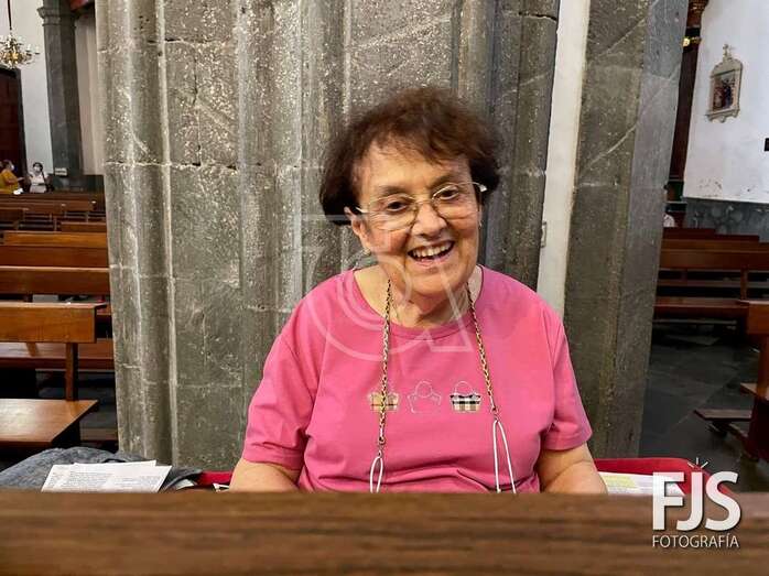 La pregonera Mari Carmen Hernández/Francisco Javier Santana.