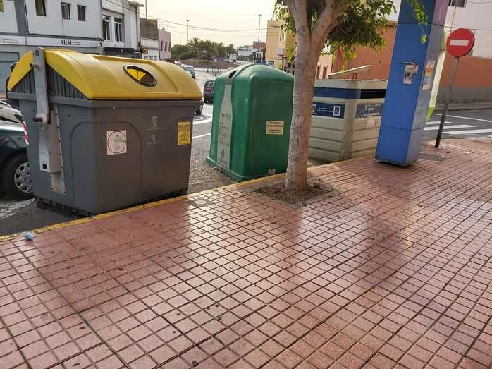 Imagen de los contenedores de basura en cuestión / TA