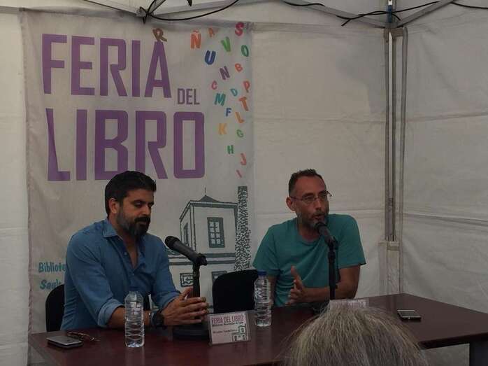 Imagen de archivo de los dos periodistas teldenses/TA.