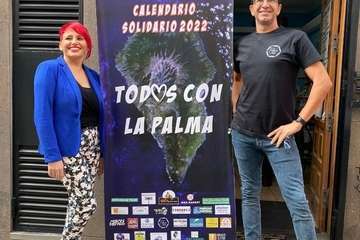 Presentación del calendario solidario por La Palma/TA.