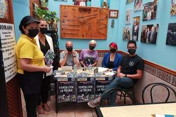 Presentación del calendario solidario por La Palma/TA.