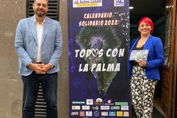 Presentación del calendario solidario por La Palma/TA.