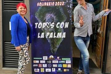 Presentación del calendario solidario por La Palma/TA.