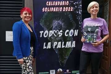 Presentación del calendario solidario por La Palma/TA.