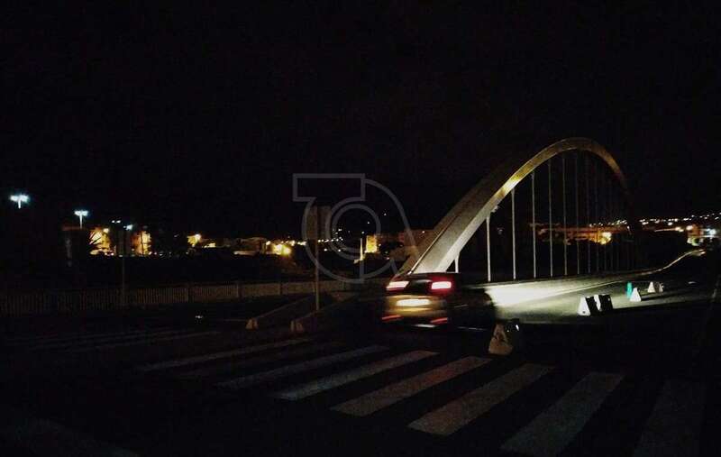 Imagen captada hace unos minutos del estado del viaducto de Las Longueras por un lector/TA.