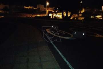 El viaducto de Las Longueras, a oscuras/TA.