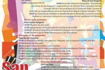 Presentación del programa festivo de San Gregorio 2021/TA.