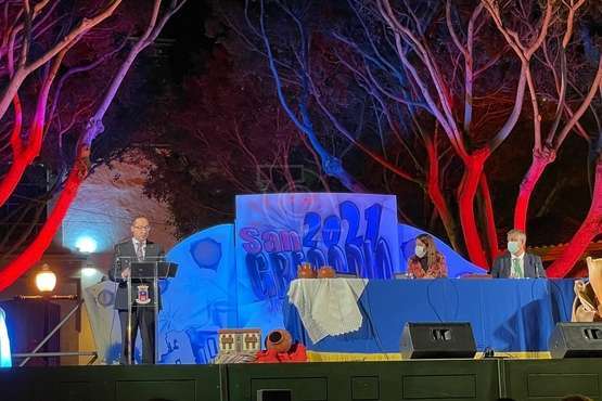 Pregón de las fiestas de San Gregorio 2021 de Telde/TA (fotos 1-13), Antonio Alí (fotos 14-66) e Ildefonso Rodríguez (fotos 67-140).