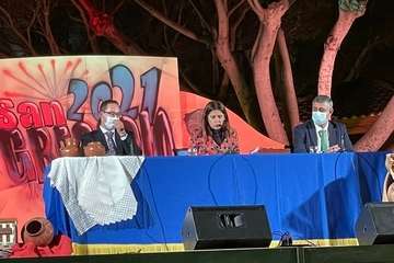 Pregón de las fiestas de San Gregorio 2021 de Telde/TA (fotos 1-13), Antonio Alí (fotos 14-66) e Ildefonso Rodríguez (fotos 67-140).