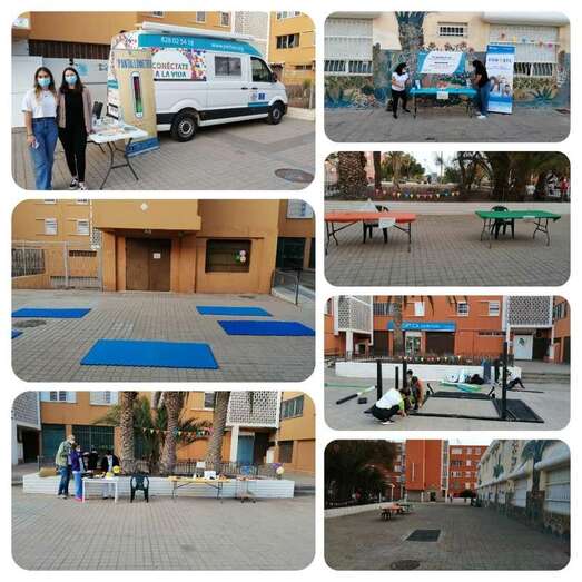 Actividades de la Fiesta de Salud en Las Remudas/TA.