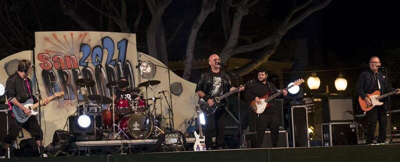 Concierto de anoche en la plaza de Los Llanos/TA.
